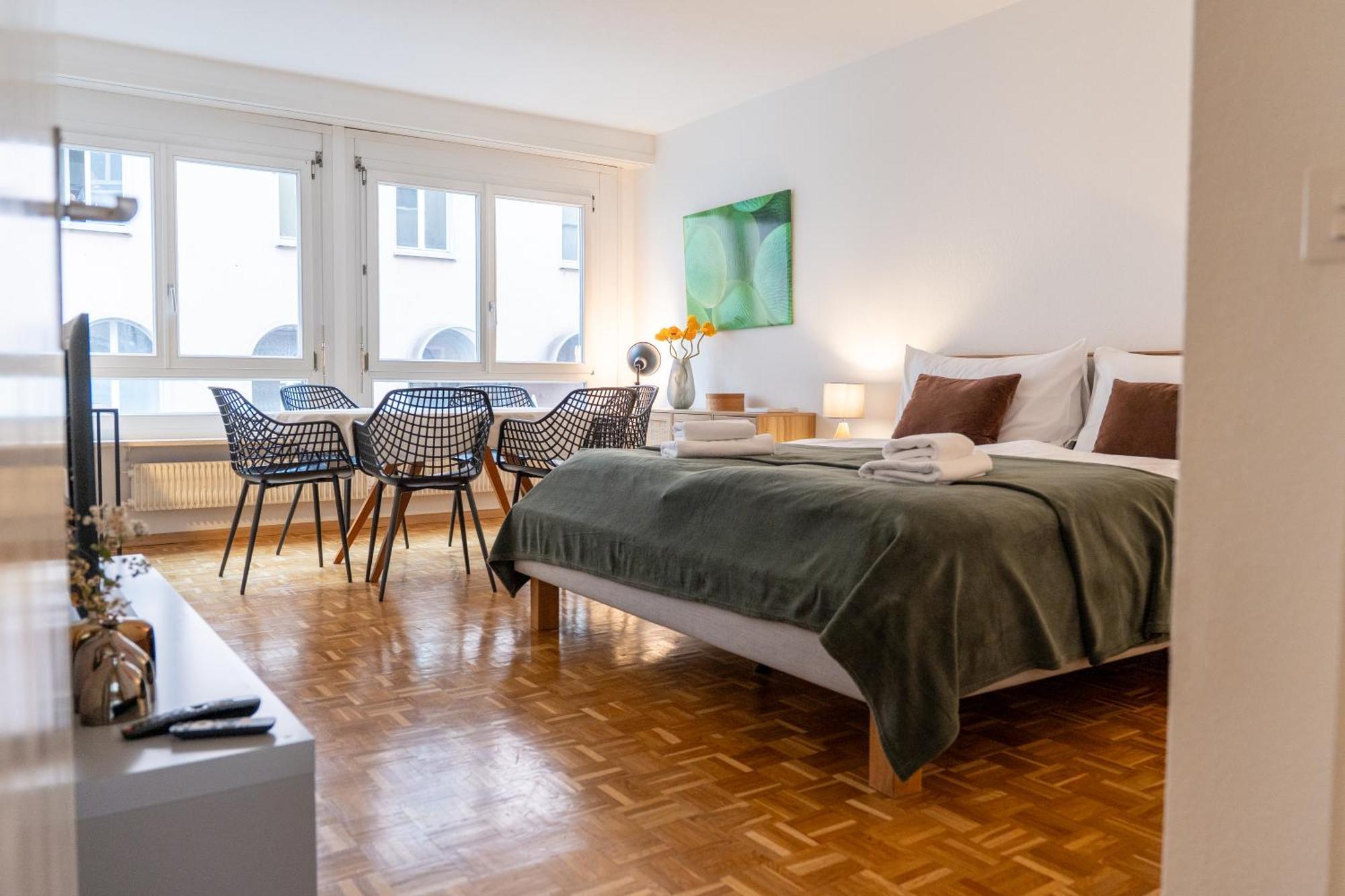 Gemuetliche Grosse Wohnung Naehe Uni Bazel Buitenkant foto