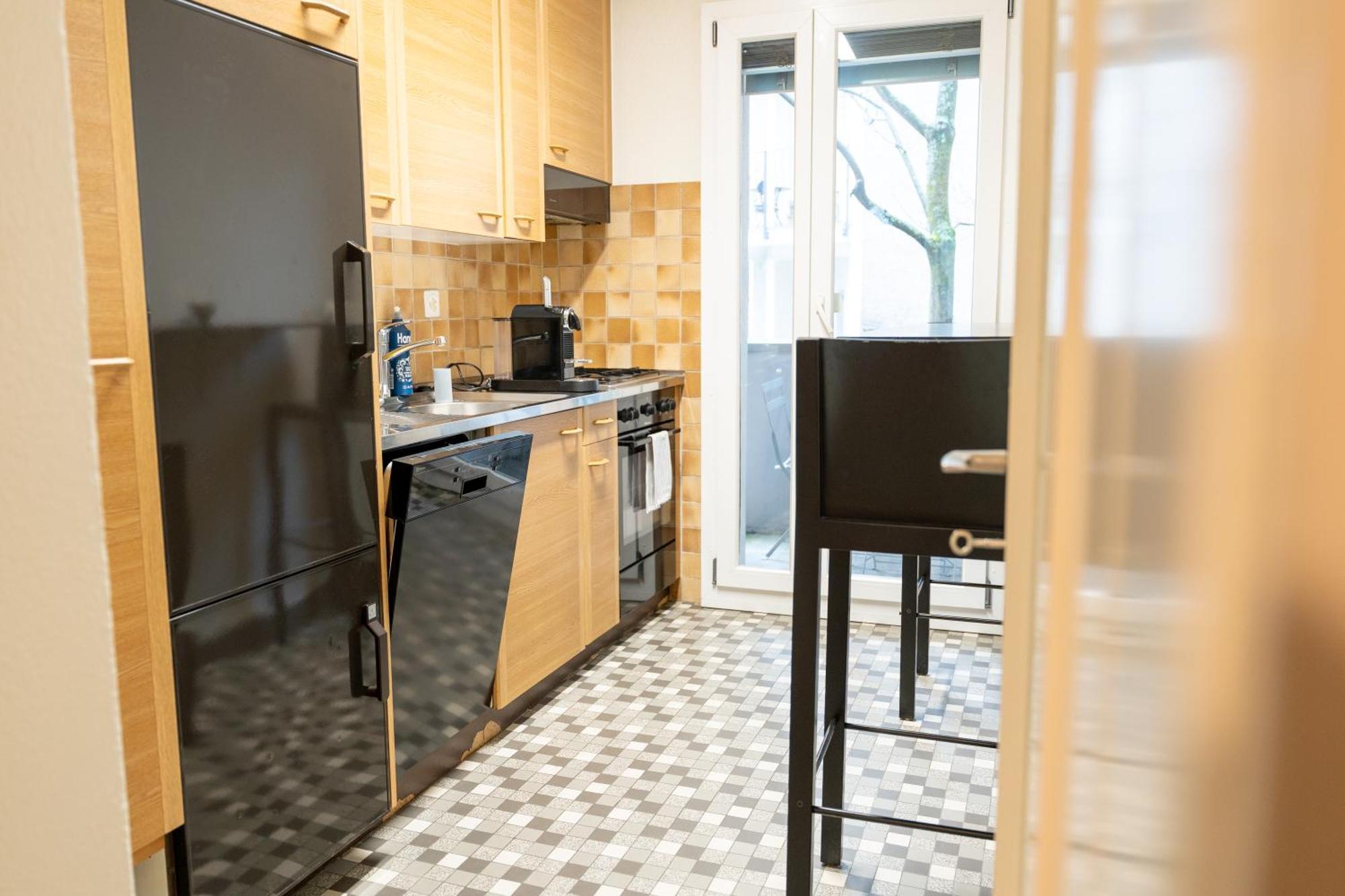 Gemuetliche Grosse Wohnung Naehe Uni Bazel Buitenkant foto